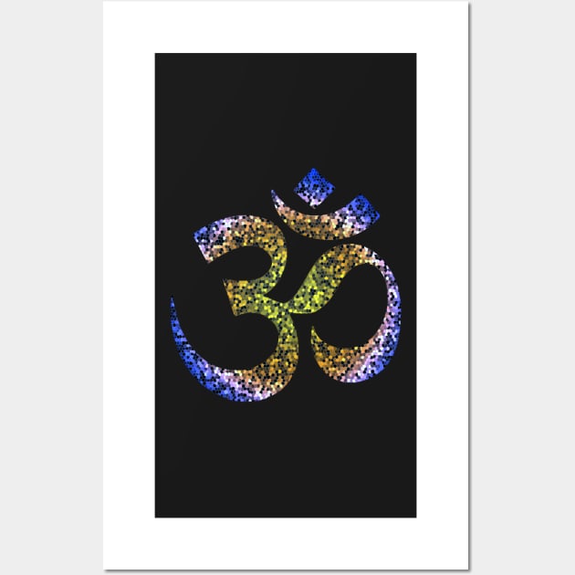 OM: Sprinkled with Diamonds Wall Art by swarna artz